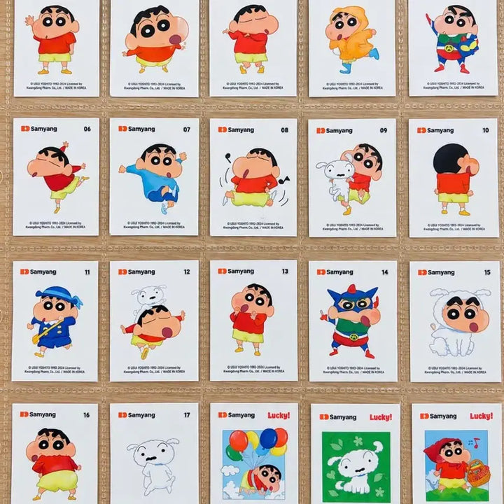 [BUNJANG] Samyang Jjanggu Picnic Sticker Set / 삼양짱구 피크닉 띠부씰 판매