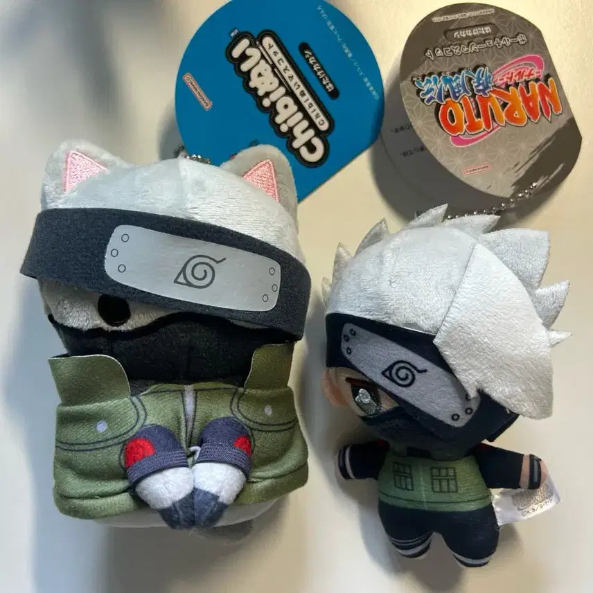 [BUNJANG] Naruto Kakashi Mega Cat Plush Bundle Set / 일괄)나루토 카카시 메가캣 누이 볼체인 누이 인형