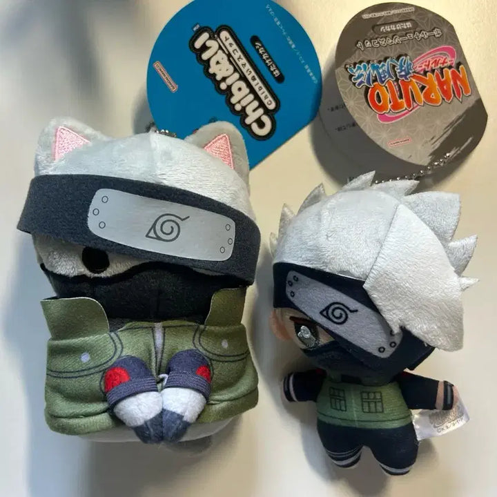 [BUNJANG] Naruto Kakashi Mega Cat Plush Bundle Set / 일괄)나루토 카카시 메가캣 누이 볼체인 누이 인형