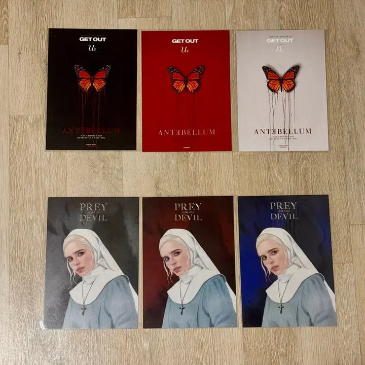 [BUNJANG] Antebellum / Prey for the Devil Limited Edition Original Art B5 Poster Set / <안테벨룸> <프레이 포 더 데블> B5 포스터 3종