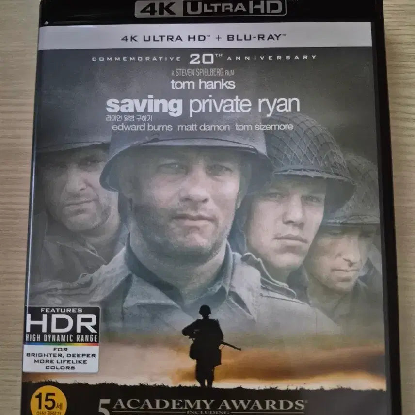 [BUNJANG] Saving Private Ryan 4K UHD Blu-ray / 라이언 일병 구하기 4K UHD 블루레이