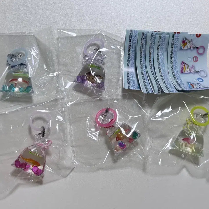 [BUNJANG] Mejilusi Goldfish Pouch Set (5 Types) / 금붕어 주머니 메지루시 5종 전 종 일괄 세트