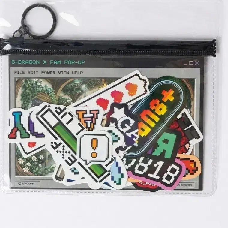[BUNJANG] G-Dragon Pam Popup Sticker Set / 지드래곤 팸팝업 스티커