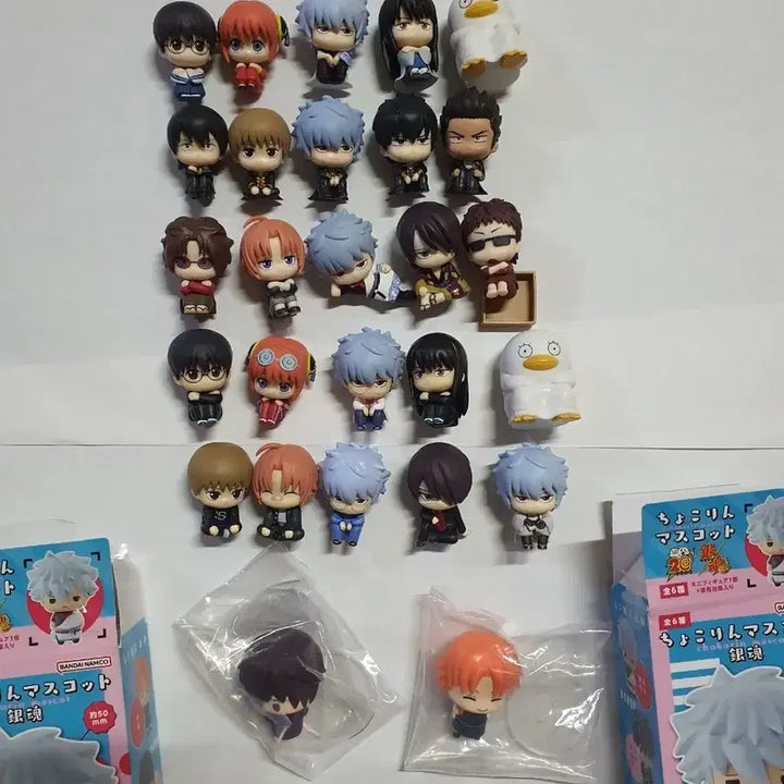 [BUNJANG] Gintama Machiboke Figures &amp; Rubber Strap Set / 은혼 마치보케 1탄 풀셋 + 2탄 풀셋 + 3탄 풀셋 + 은혼 삼젯 3z1탄 풀셋 + 은혼 삼젯2탄&amp;백야차 마치보케 피규어 + 은혼 쵸코링 타카스기+카무이 + 히지카타 러버스트랩