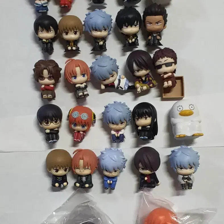 [BUNJANG] Gintama Machiboke Figures &amp; Rubber Strap Set / 은혼 마치보케 1탄 풀셋 + 2탄 풀셋 + 3탄 풀셋 + 은혼 삼젯 3z1탄 풀셋 + 은혼 삼젯2탄&amp;백야차 마치보케 피규어 + 은혼 쵸코링 타카스기+카무이 + 히지카타 러버스트랩