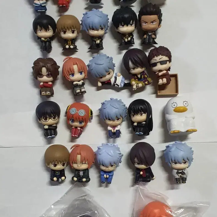 [BUNJANG] Gintama Machiboke Figures &amp; Rubber Strap Set / 은혼 마치보케 1탄 풀셋 + 2탄 풀셋 + 3탄 풀셋 + 은혼 삼젯 3z1탄 풀셋 + 은혼 삼젯2탄&amp;백야차 마치보케 피규어 + 은혼 쵸코링 타카스기+카무이 + 히지카타 러버스트랩