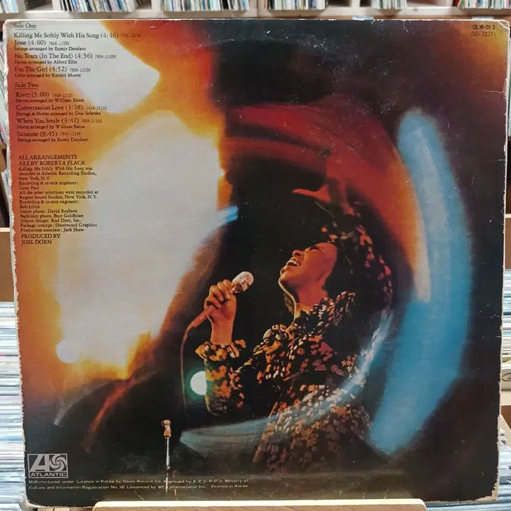 [BUNJANG] Roberta Flack Killing Me Softly LP Vinyl / 팝 명곡 로버타 플랙 Killing Me Softly LP 할인