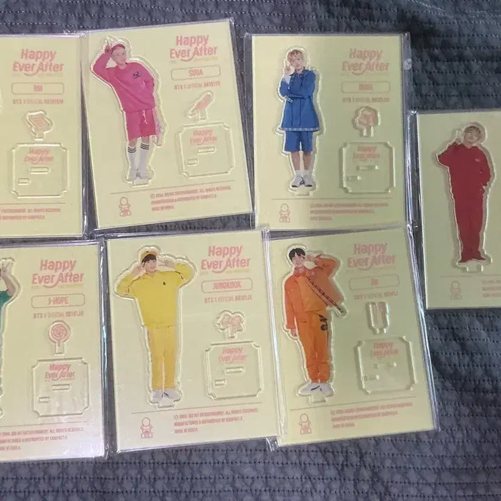 [BUNJANG] BTS Muster 4th Anniversary Acrylic Stand Bundle Set (7ea) / 방탄 bts 미개봉 머스터4 muster4 아크릴 스탠드7개  일괄