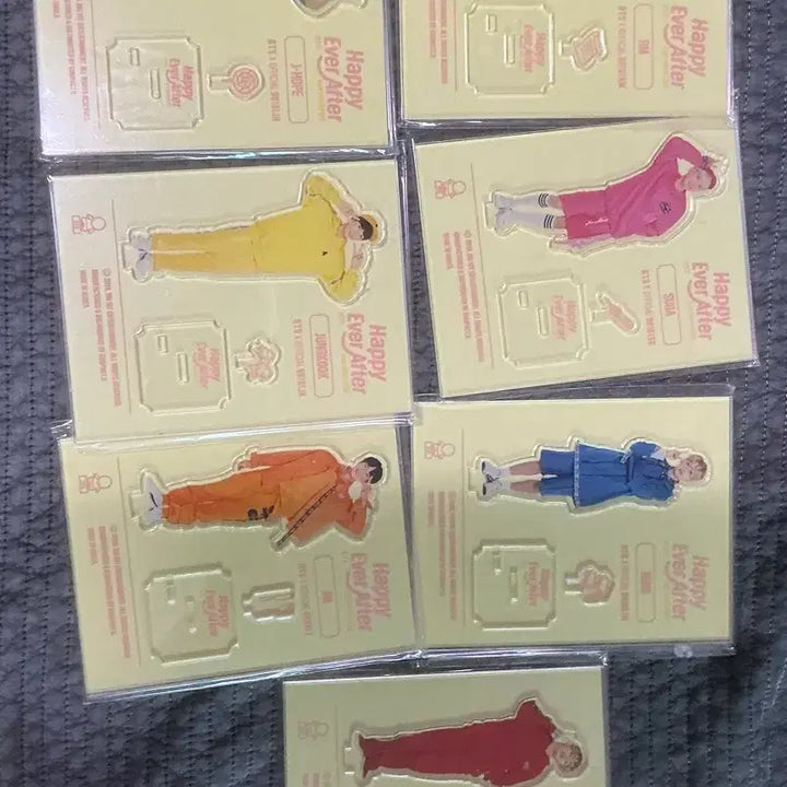 [BUNJANG] BTS Muster 4th Anniversary Acrylic Stand Bundle Set (7ea) / 방탄 bts 미개봉 머스터4 muster4 아크릴 스탠드7개  일괄