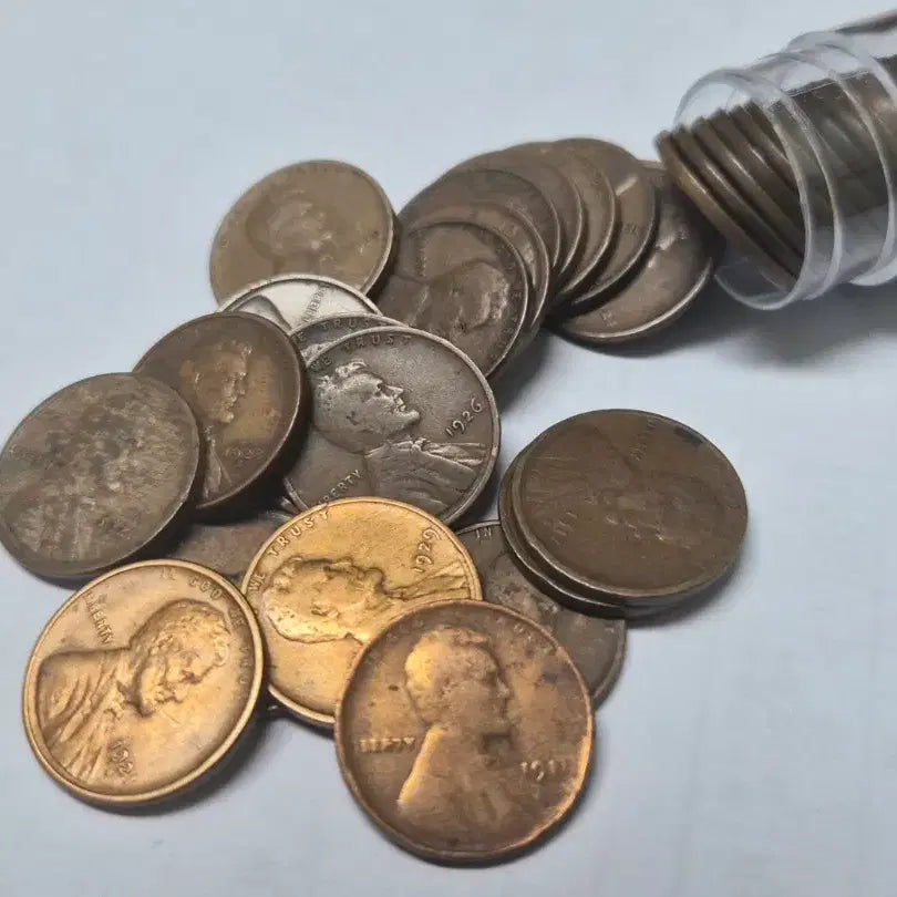 [BUNJANG] 1920s Lincoln Penny Coin Collection / 1910~20년대 S.D.P 링컨 페니 동전 1롤