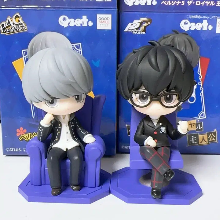 [BUNJANG] Persona 4 &amp; 5 Protagonist Q Set Figure Bundle Set / 페르소나 4, 5 주인공 Qset+ 피규어 일괄