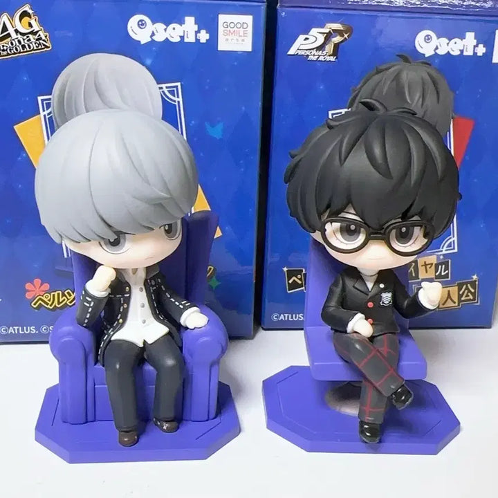 [BUNJANG] Persona 4 &amp; 5 Protagonist Q Set Figure Bundle Set / 페르소나 4, 5 주인공 Qset+ 피규어 일괄
