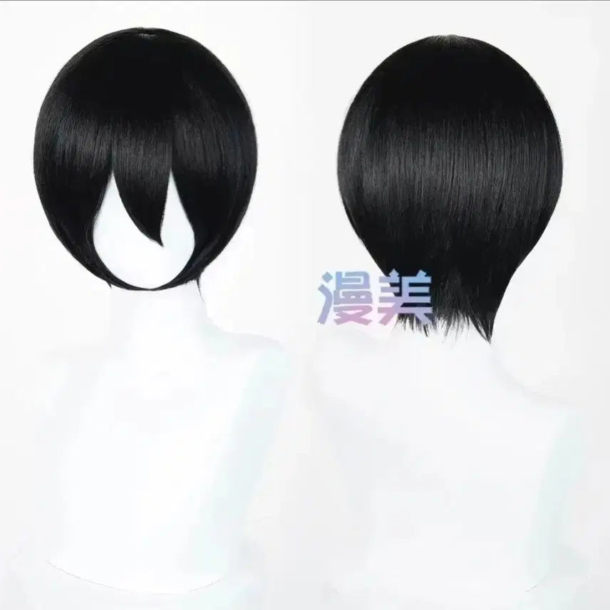 [BUNJANG] Black Short Cut Cosplay Wig / 코스프레 흑발 숏컷 가발 흑발 가발 판매합니다