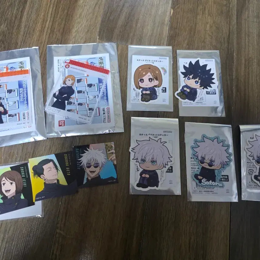 [BUNJANG] Jujutsu Kaisen Acrylic Stand &amp; Sticker Bundle Set / 일괄) 주술회전 아크릴 및 스티커