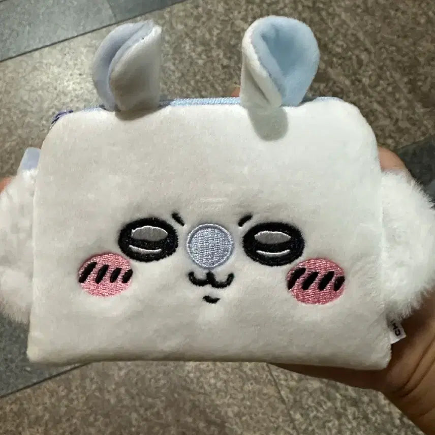 [BUNJANG] Sealed Official Usagi Face New Mini Pouch Card Holder / 번장최저가격!!!!, 미개봉정품) 먼작귀 우사기 얼굴 뉴미니파우치 카드지갑