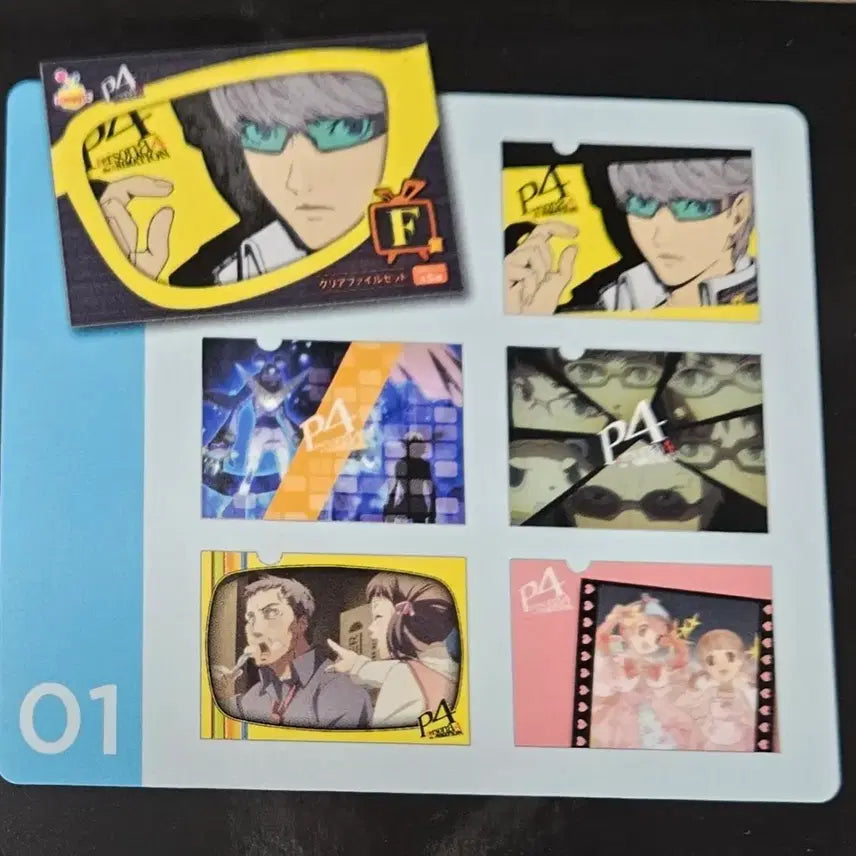 [BUNJANG] Persona 5 Clear File Set (5 pcs) / 페르소나 클리어 파일 5장 4주 나나코 도지마 하나무라 요스케 등