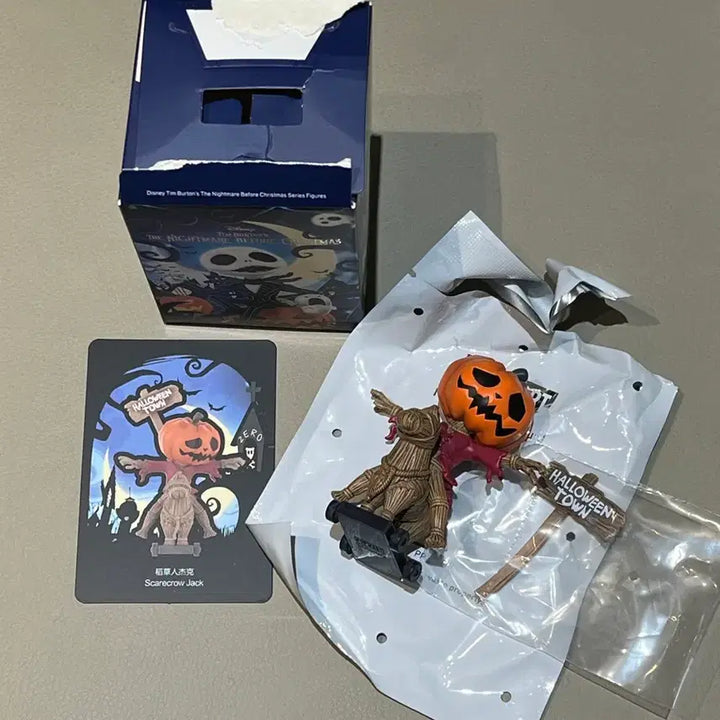 [BUNJANG] Pop Mart Tim Burton The Nightmare Before Christmas Figure - Scarecrow Jack / 팝마트 팀버튼 크리스마스 악몽 피규어-허수아비 잭