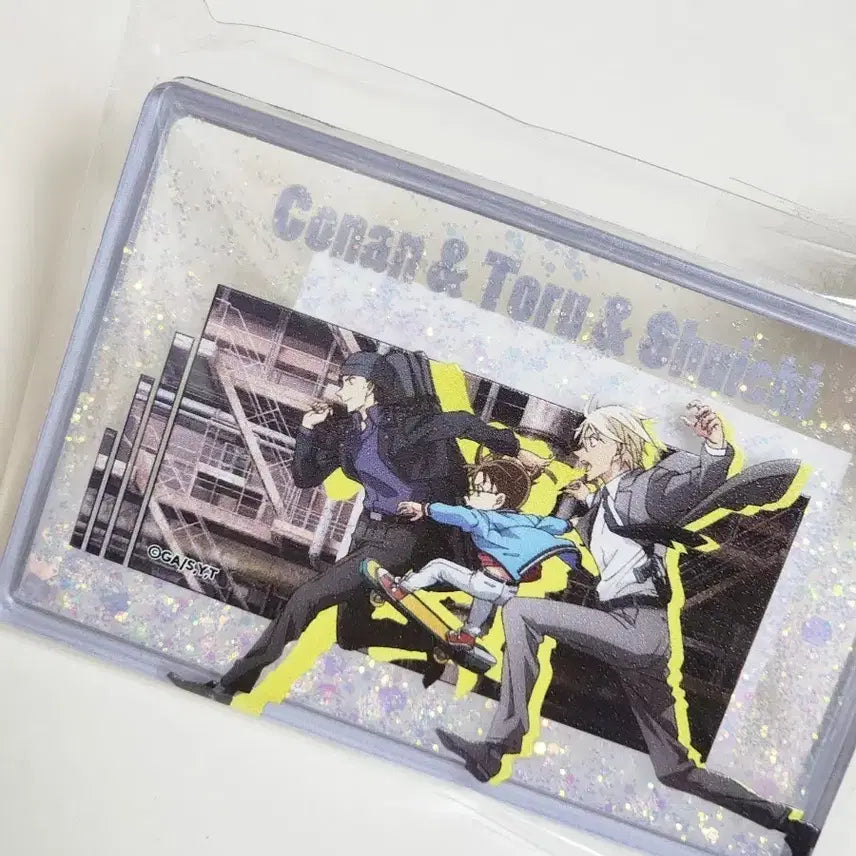 [BUNJANG] Detective Conan Glitter Acrylic Block / 명탐정 코난 글리터 아크릴 블록