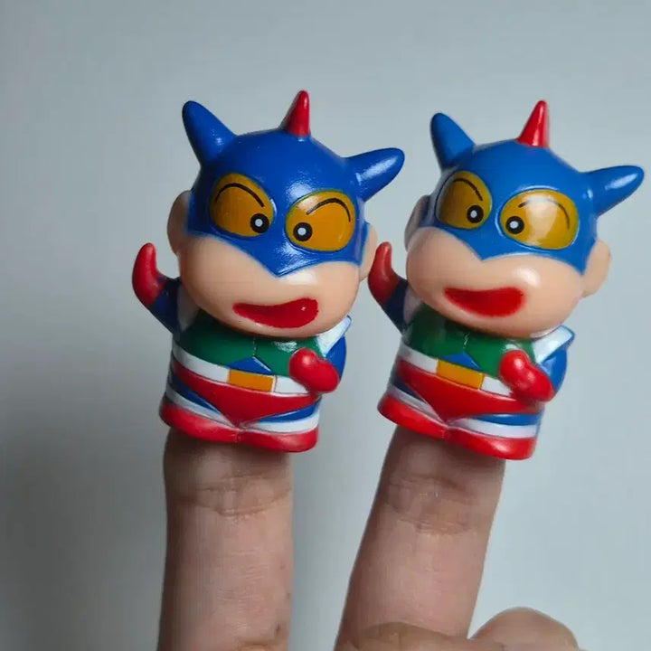 [BUNJANG] Crayon Shin-chan Classic Action Mask Finger Puppet / 짱구 고전 손가락인형 액션가면1