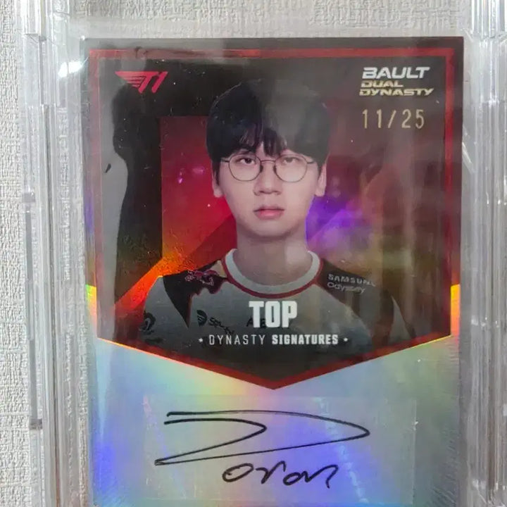 [BUNJANG] Doran Player Autographed Card BAULT DUAL DYNASTY / 도란선수 사인카드