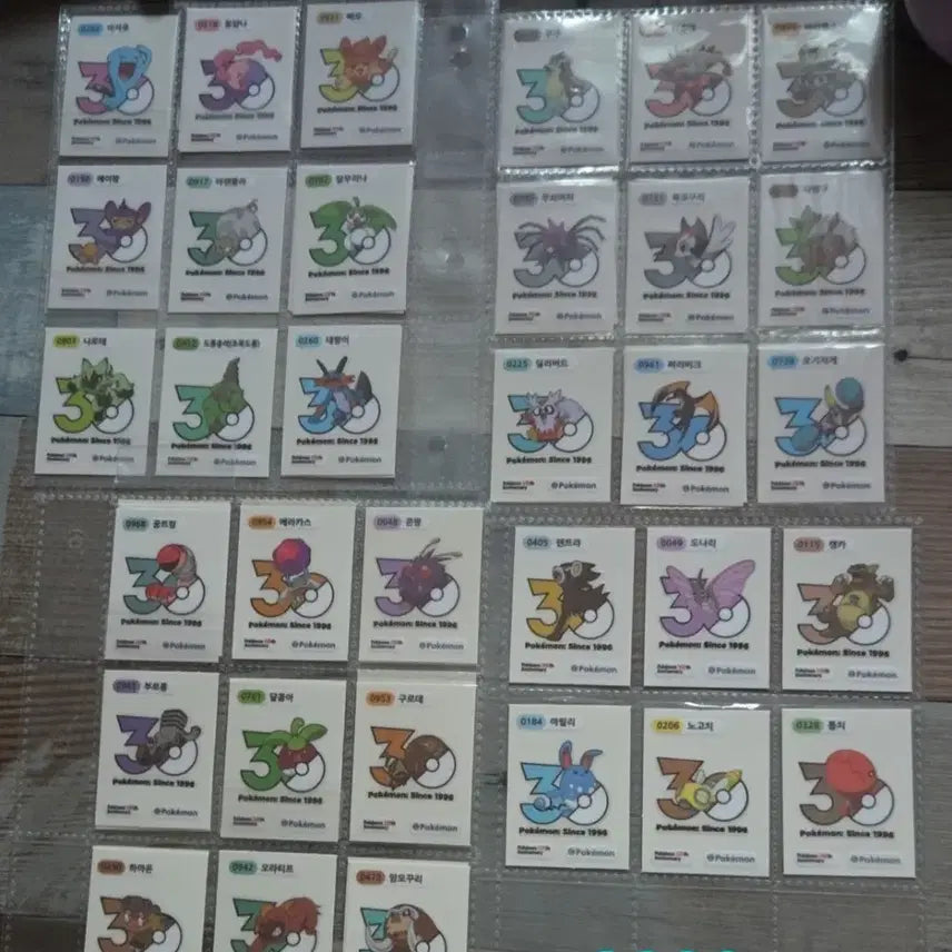 [BUNJANG] Pokemon Tteokbokki Sticker New Logo Seal Selection / 신상 시즌6  포켓몬 띠부씰 로고씰 골라담기