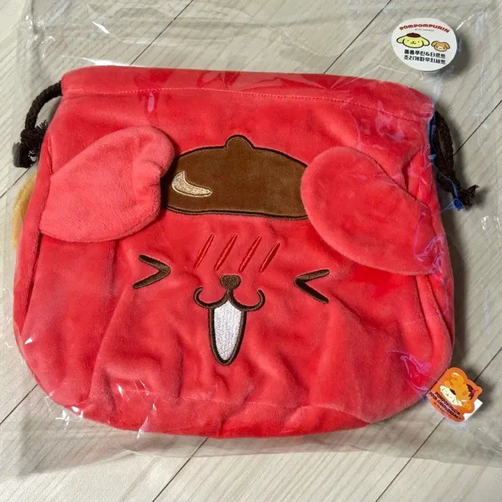[BUNJANG] Pompompurin Waangmandu Pop-Up Limited Dumpling Drawstring Pouch Pompom + Tart Set / 폼폼푸린 와앙만두 팝업 한정 만두 조리개 파우치 폼푸+타르트 세트