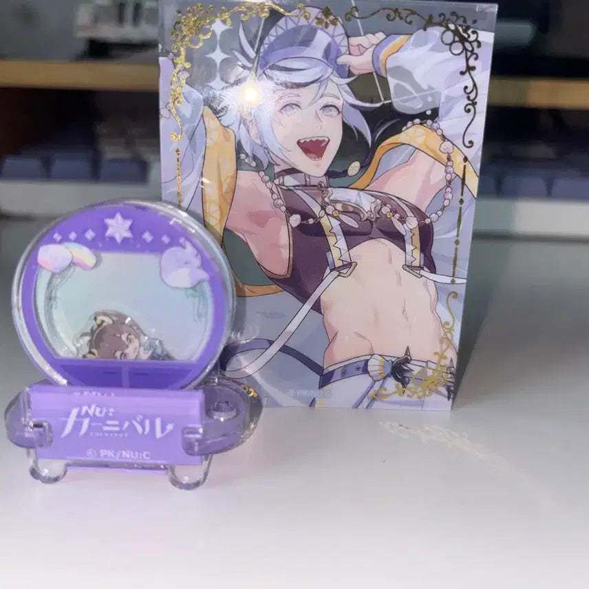 [BUNJANG] Nuk carnival Ferris Wheel Acrylic Stand &amp; Keychain Set / 누카니발 관람차 아크릴