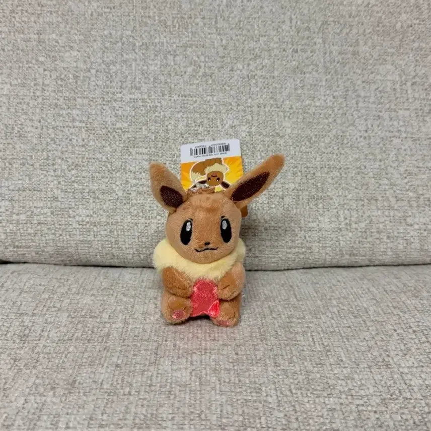 [BUNJANG] Pokemon Eevee Star Keyring Plush 8cm / 정품 포켓몬스터 스타 이브이 키링 인형 8cm