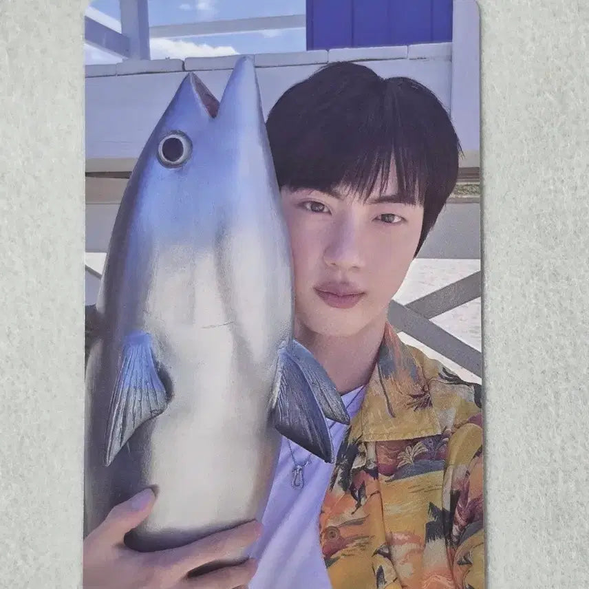 [BUNJANG] Jin Weverse Lucky Draw Photocard / 해피 석진 위버스 특전 포카 참치