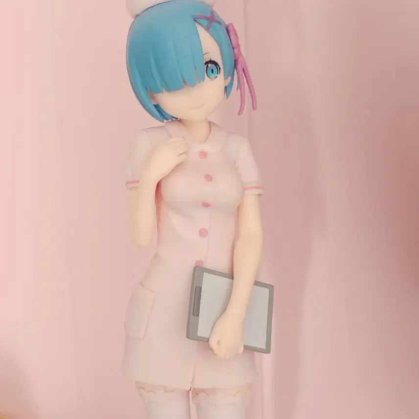 [BUNJANG] Re:Zero Rem Nurse, Maid, School Uniform Bundle Set Figure / 리제로 렘 간호사, 렘 메이드, 렘 교복 피규어 일괄