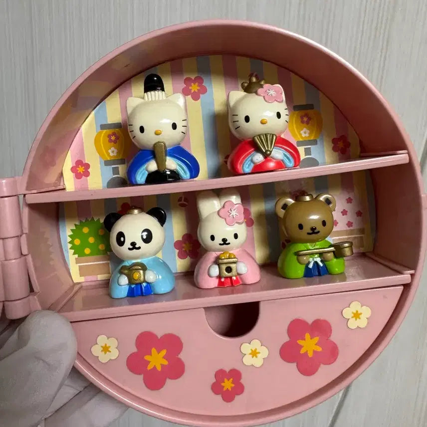 [BUNJANG] Hello Kitty Round Miniature Figure / 헬로키티 원형 미니어처 피규어