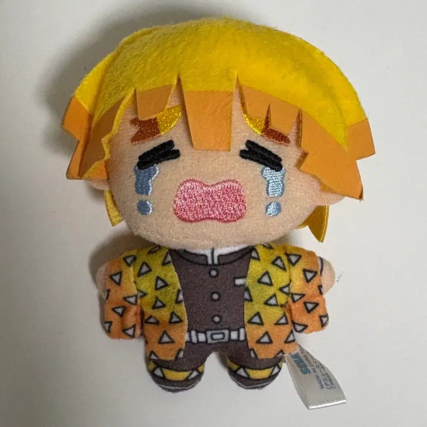 [BUNJANG] Demon Slayer Agatsuma Zenitsu Plush Doll / 귀칼 젠이츠 울보누이 귀멸의칼날 아가츠마 젠이츠 누이