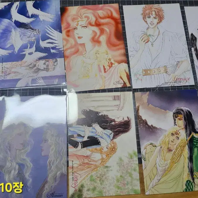 [BUNJANG] 90s Shojo Manga Illustration Postcard Full Collection (228 pcs) / [초희귀/일괄] 90년대 순정만화 레전드 일러스트 엽서 228장 풀컬렉션 (이은혜/원수연/신일숙/한승원/이미라/김진 등)
