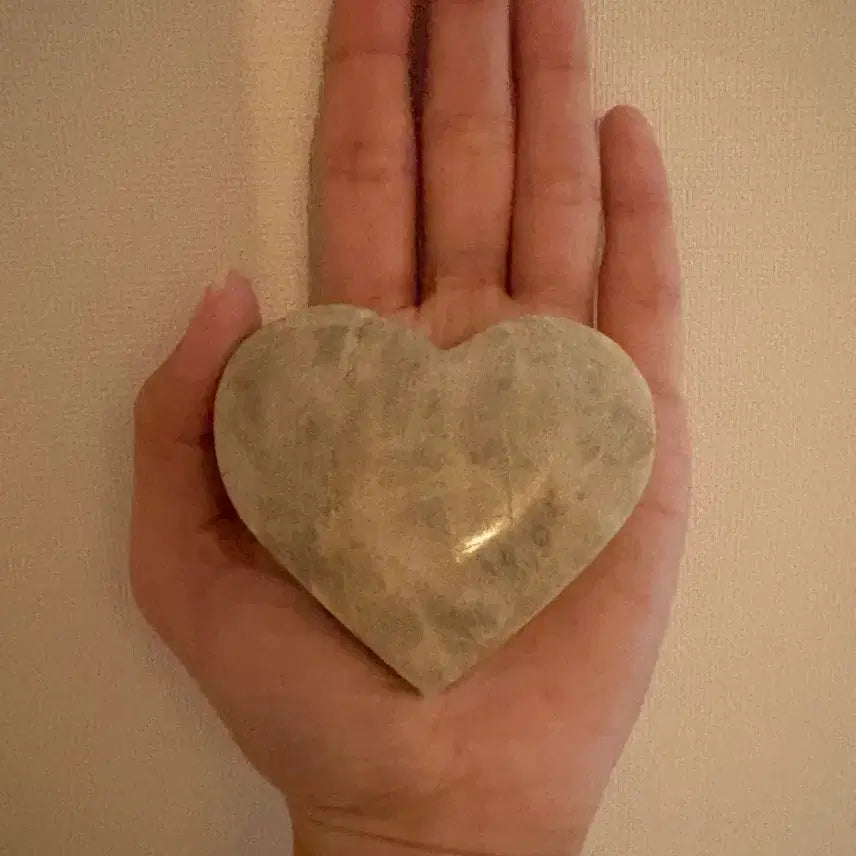 [BUNJANG] Blue Schiller Moonstone Heart Natural Gemstone / [천연원석] 블루쉴러 문스톤 하트 I Moonstone