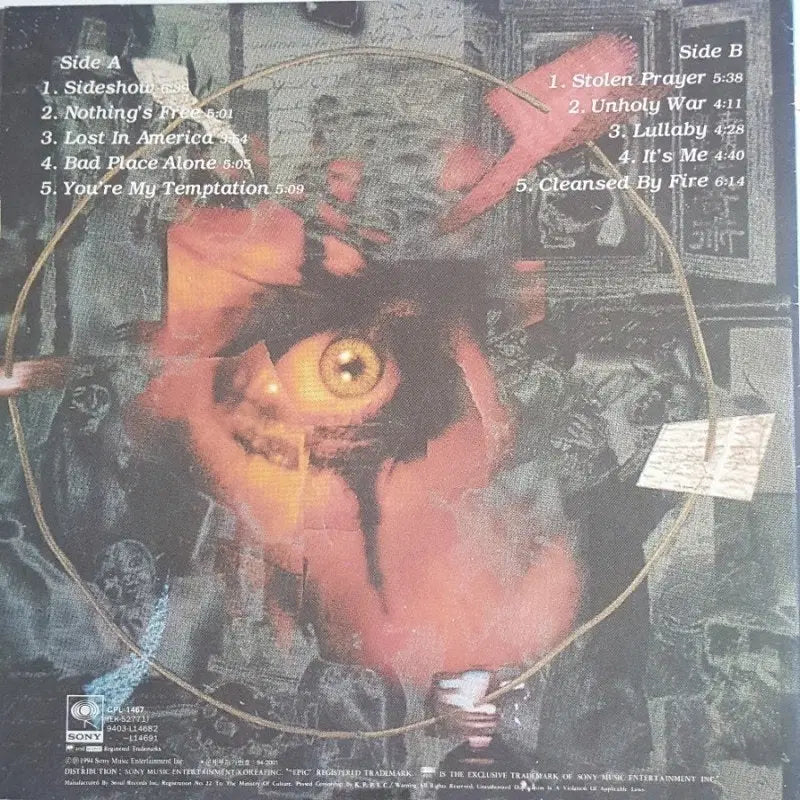 [BUNJANG] Alice Cooper The Last Temptation LP / ALICE COOPER - THE LAST TEMPTATION LP