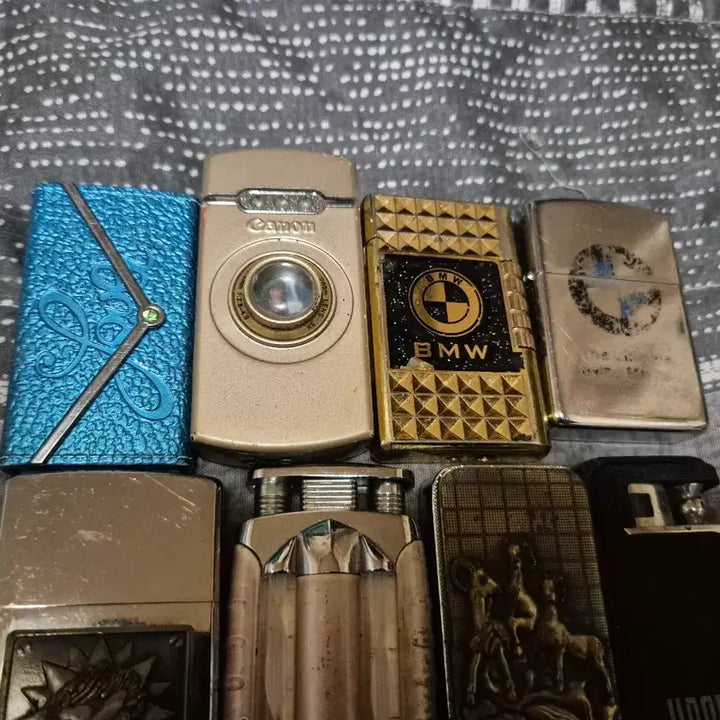 [BUNJANG] Assorted Lighter Bundle Set (12pcs) - Featuring BMW, NBA, Beijing Olympics, Honest, and more / 라이터 세트 12개일괄 (BMW, NBA, 베이징올림픽, Honest 등)