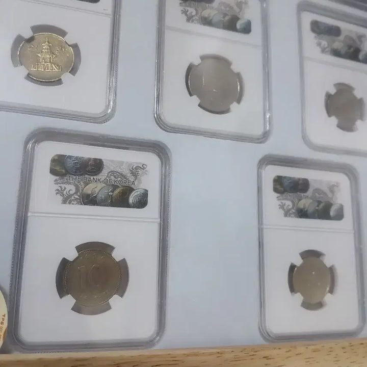 [BUNJANG] 5-Type Error Coin Set (10th, 50th, 500th Anniversary) / 10주 50주 500주 5종 화전에러
