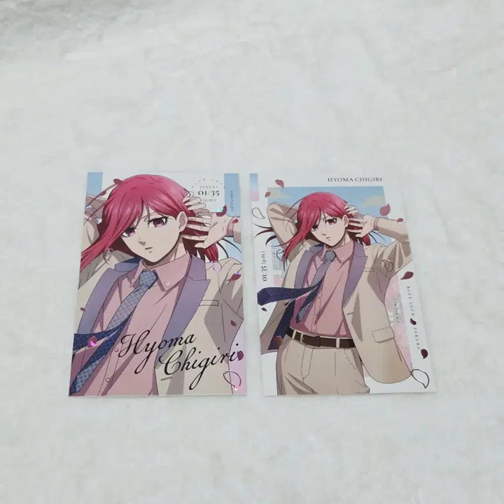 [BUNJANG] Blue Lock Sakura Chigiri Bromide Postcard / 블루록 벚꽃 사쿠라 엽서 브로마이드 치기리