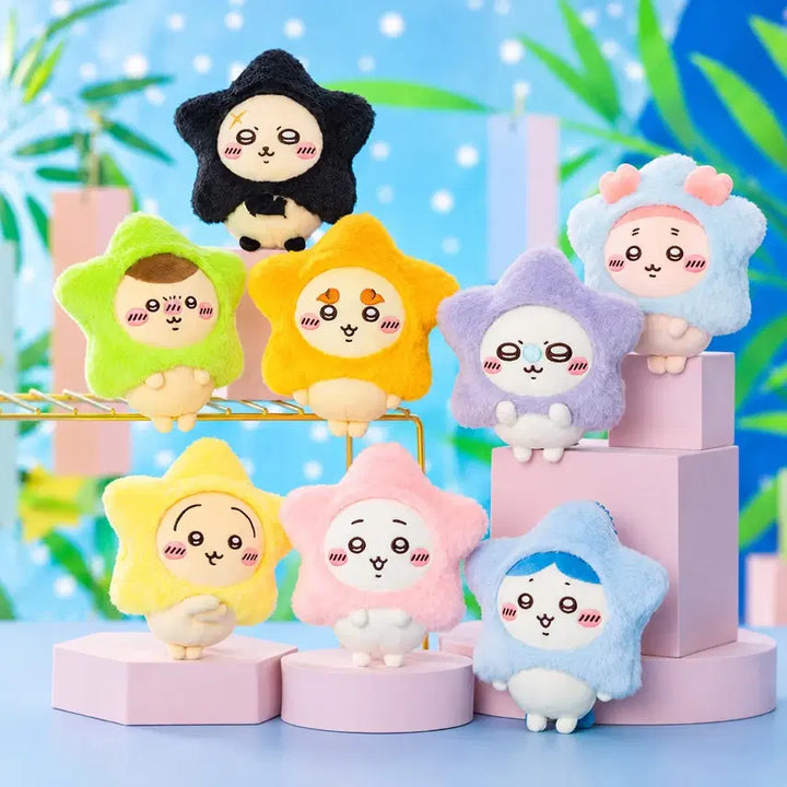 [BUNJANG] Chiikawa Star Mascot Charm (Official) / (정품) 치이카와 별 마스코트 치이카와 하치와레 우사기 모몽가 랏코 카니 시사 쿠리