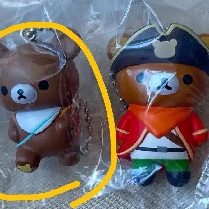 [BUNJANG] Rilakkuma &amp; Koguma Pirate Gacha / 리락쿠마,코구마 해적 가챠