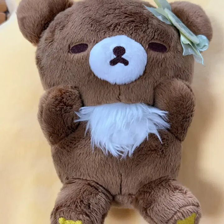 [BUNJANG] Rilakkuma 20th Anniversary Chairoikoguma Medium Plush Doll / 리락쿠마 20주년 챠이로이코구마 차이로이코구마 중형 인형