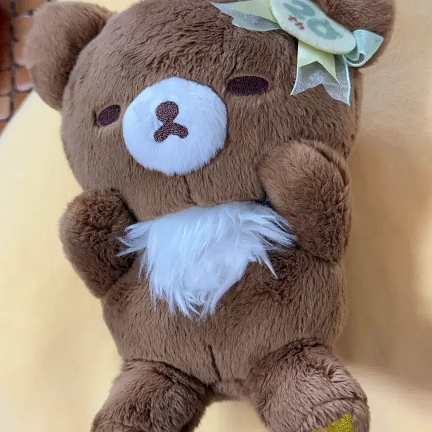 [BUNJANG] Rilakkuma 20th Anniversary Chairoikoguma Medium Plush Doll / 리락쿠마 20주년 챠이로이코구마 차이로이코구마 중형 인형