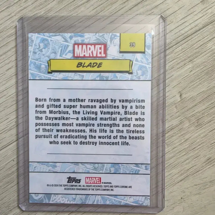 [BUNJANG] Marvel Blade Limited Edition Card 