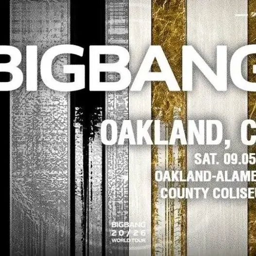 [BUNJANG] BigBang Cosmos Oakland VIP POB / 빅뱅 코스모스 오클랜드 VIP특전