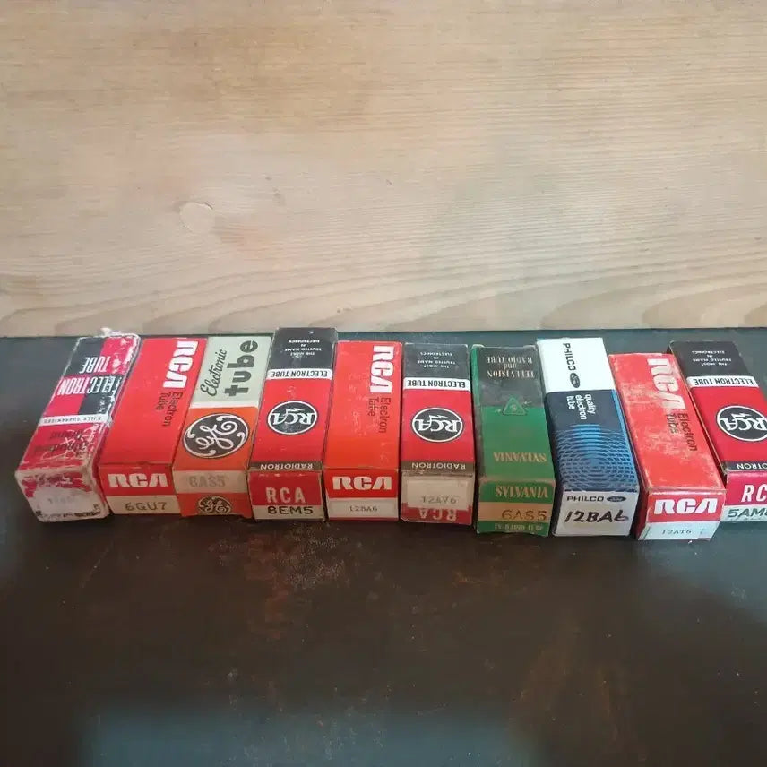 [BUNJANG] Vintage American Vacuum Tubes (10 pcs) / 빈티지 미국 진공관 10점