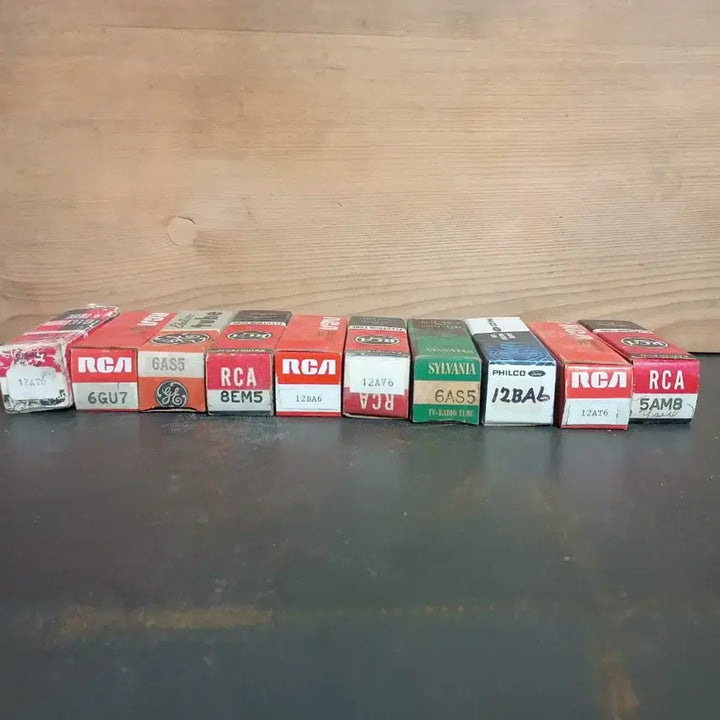 [BUNJANG] Vintage American Vacuum Tubes (10 pcs) / 빈티지 미국 진공관 10점