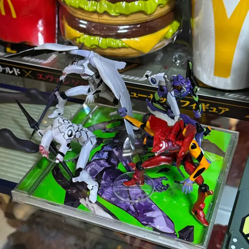 [BUNJANG] Evangelion Capsule Figures Set of 4 / 에반게리온 캡슐 피규어 4종