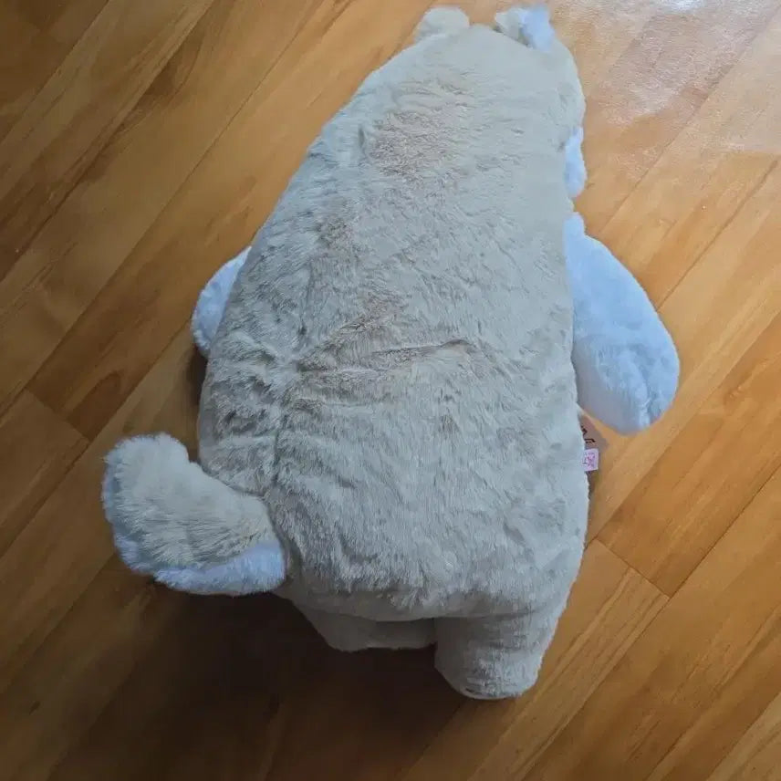 [BUNJANG] X-TOP Beige White Bear Plush Toy / 엑스탑 베이지 화이트 곰 봉제인형