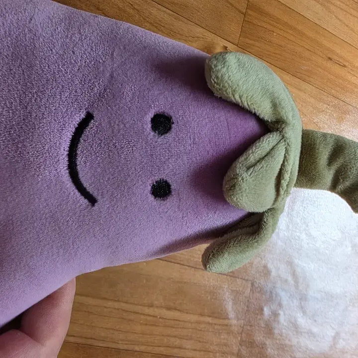 [BUNJANG] Large Eggplant Plush Toy - Purple / 대형 가지 봉제인형 보라색 야채 인형