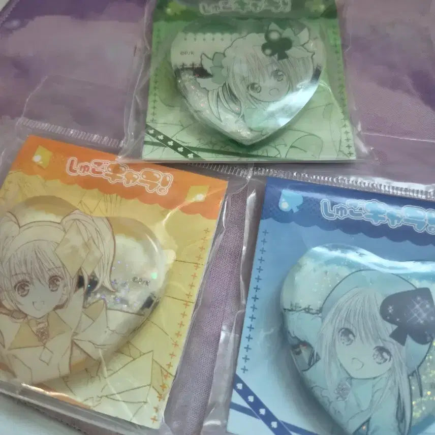 [BUNJANG] Character Transformations Heart Badge Set / 캐릭캐릭체인지 캐캐체 하트 뱃지 일괄 팝니다